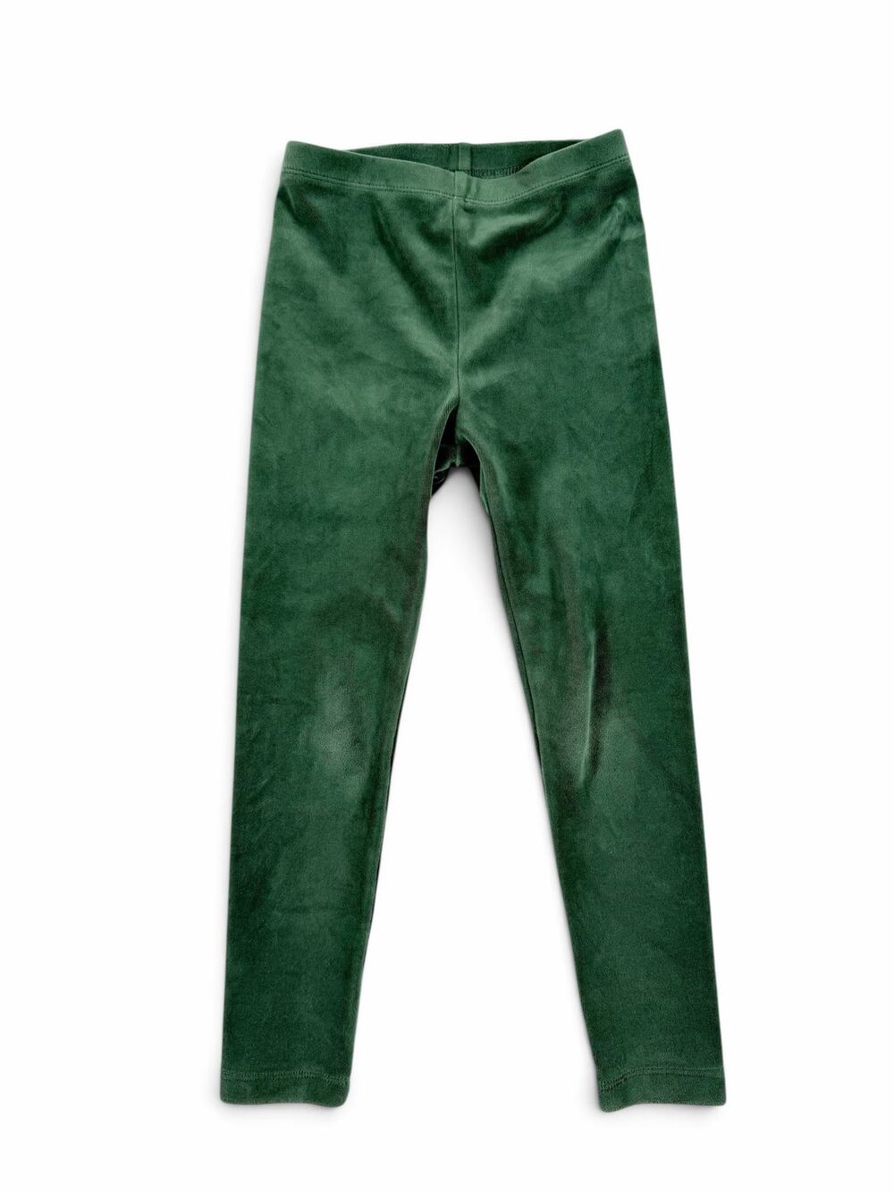 Tea Collection Velour Leggings Green Girls Size 6
